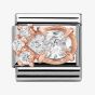 Nomination CLASSIC Rose Gold White Drop Charm 430309/01
