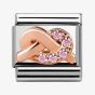 Nomination CLASSIC Rose Gold Symbols Pink Knot Charm 430302/07