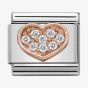 Nomination CLASSIC Rose Gold Symbols Heart Charm 430302/13