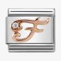 Nomination CLASSIC Rose Gold Letter F Charm 430310/06