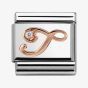 Nomination CLASSIC Rose Gold Letter T Charm 430310/20