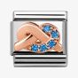 Nomination CLASSIC Rose Gold Symbols Blue Knot Charm 430302/10