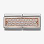 Nomination CLASSIC Rose Gold Double Pavé White Charm 430731/01