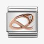 Nomination CLASSIC Rose Gold Letter Q Charm 430310/17