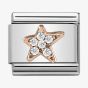 Nomination CLASSIC Rose Gold Asymmetric Star Charm 430302/16