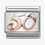 Nomination CLASSIC Rose Gold Numbers 50 Charm 430315/50