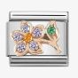 Nomination CLASSIC Rose Gold Lilac Flower Charm 430302/25