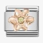 Nomination CLASSIC Rose Gold Yellow Daffodil Charm 430305/13