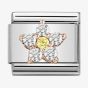 Nomination CLASSIC Rose Gold Yellow And White Flower Charm 430317/03