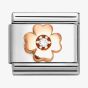 Nomination CLASSIC Rose Gold Symbols White Clover Charm 430305/43