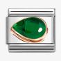 Nomination CLASSIC Green Cubic Zirconia Left Drop Charm 430605/004