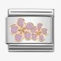 Nomination CLASSIC Rose Gold Peach Blossom Charm 430202/03