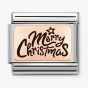 Nomination Composable CLASSIC Plates Merry Christmas Charm 430111/14