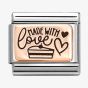 Nomination CLASSIC Rose Gold Made With Love Charm 430111/24
