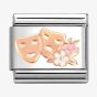 Nomination CLASSIC Rose Gold Theatre Masks Charm 430202/32
