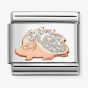 Nomination Composable Classic Rose Gold Glitter Hedgehog Charm 430205/31