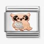 Nomination Composable Classic Rose Gold Glitter Owl Charm 430205/38