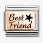 Nomination Composable Classic Rose Gold Best Friend Charm 430111/34