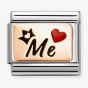 Nomination Composable Classic Rose Gold Me Crown Charm 430204/09