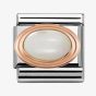 Nomination CLASSIC Rose Gold White Mother of Pearl Charm 430501/12