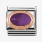 Nomination CLASSIC Rose Gold Amethyst Charm 430502/02