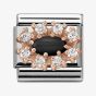 Nomination CLASSIC Rose Gold Black Agate Charm 430308/02