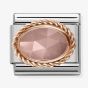 Nomination CLASSIC Rose Gold Stones Apricot Chalcedony Charm 430507/34