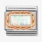 Nomination CLASSIC Composable Rose Gold Baguette White Opal Charm 430512/07
