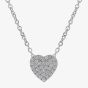 Crislu Miss Crislu Heart Pave Necklace 9010069N13CZ