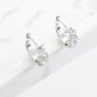 Crislu Sterling Silver Cubic Zirconia Hoop Earrings 9011010E00CZ