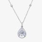 Crislu Ladies White Rhapsody Necklace 9010165N16CZ 