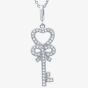 Crislu 'Keys to the Kingdom' Necklace 9010444N16CZ