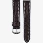 HIRSCH HEAVY CALF Long Brown Leather Watch Strap 014  7 5  0 10-2