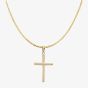 9ct Yellow Gold Large Cross Pendant GP942 GN141