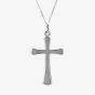 9ct White Gold Plain Cross Pendant 5.64.1523