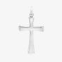 9ct White Gold Plain Cross Pendant 5.64.1523