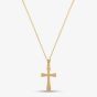 9ct Yellow Gold Plain Cross Pendant GCS1