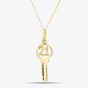 9ct Yellow Gold Number 21 Key Pendant Necklace 1.61.0581