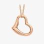 9ct Rose Gold Heart Pendant 5.61.7853