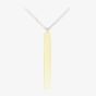 9ct Yellow Gold Vertical Bar Pendant 1.19.7490