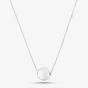 9ct White Gold Ball Pendant Necklace CN152-17