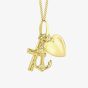 9ct Yellow Gold Faith, Hope & Love Necklace 1.61.0523