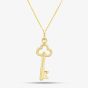9ct Yellow Gold Key Necklace 1.63.2733