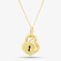 9ct Yellow Gold Padlock and Key Pendant 1.61.9929