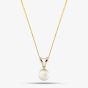 9ct Yellow Gold Akoya Pearl Pendant Necklace PNZ105CM