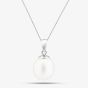 9ct White Gold Freshwater Pearl Pendant Necklace PNZ70057WG