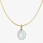 9ct Yellow Gold Keshi Pearl & Diamond Pendant GP2171W GN141