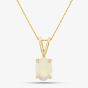 9ct Yellow Gold Oval-cut Opal Pendant J40-9676-25