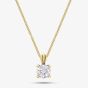 9ct Yellow Gold Cubic Zirconia Necklace 1.68.5302