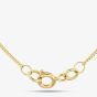 9ct Yellow Gold 16inch Light Filed Curb Chain G12FC16